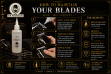 Sir Reginald’s Clipper, Trimmer & Scissor Oil 125ml – Premium Blade Maintenance Oil & Free UK Delivery!
