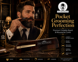 Sir Reginald's Foldable Beard & Moustache Comb