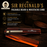 Sir Reginald's Foldable Beard & Moustache Comb
