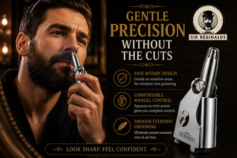 Sir Reginald Silver Hawk Ear and Nose Hair Trimmer