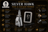 Sir Reginald Silver Hawk Ear and Nose Hair Trimmer