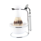 Sir Reginald's 5pc Shaving Kit - White