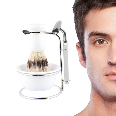 Sir Reginald's 5pc Shaving Kit - White